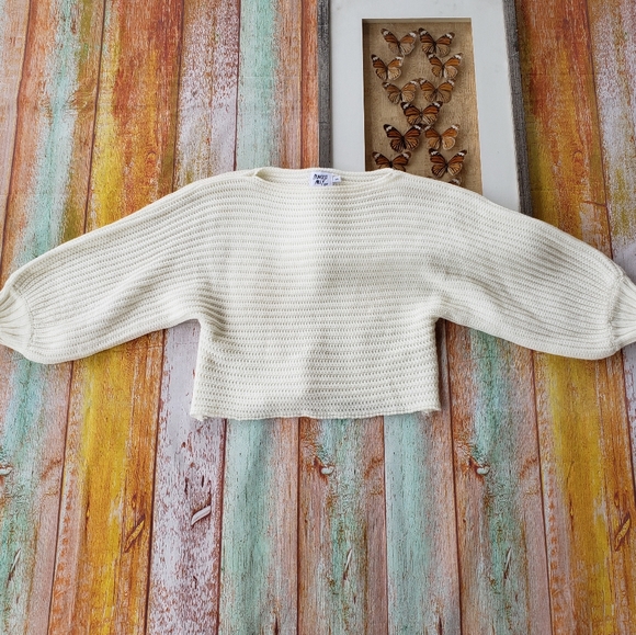 Princess Polly White Abcola Jumper Sweater M/L - Picture 5 of 8